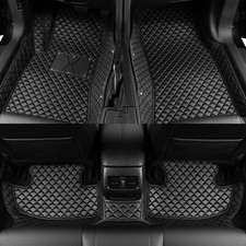 Luxury Car Floor Mats Liners For Ford Mustang 2005-2023 Front&Rear All Surround picture