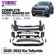 Complete Front Bumper Cover W/ Lower Grille & DRL Hole For 2020-22 Kia Telluride picture