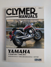 1998-2011 Yamaha V-Star VStar XVS 650 Classic Custom CLYMER REPAIR MANUAL M495-7 picture
