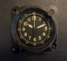 Working Vintage Waltham Precision A-13A-1 400201 Military Aircraft Clock Tested picture