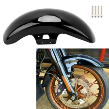 19'' Vivid Black Front Fender For Harley Touring Street Road Glide 2014-2023 picture