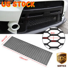47''x16'' Universal ABS Car Racing Honeycomb Mesh Grill Spoiler Bumper Vent US picture
