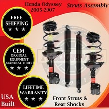 Monroe OEM Front Struts & Rear Shocks For 2005-2007 Honda Odyssey Lifetime Warr. picture