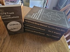 1978 Ford Truck Shop Manual Set Volumes 1-5 Factory Service Specs picture