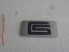 NOS Carroll Shelby Racing CS Track Logo Billet Emblem Cobra Daytona Mustang Dash picture