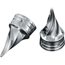 Kuryakyn 1217 Twisted Front Axle Cap for 84-06 Softail 80-99 Touring 88-07 XL picture