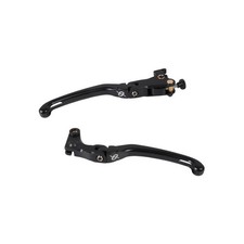 Bonamici Racing Folding Brake And Clutch Lever Set - Black KL460 picture