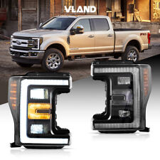 VLAND LED Dynamic Headlights For 2017-19 Ford F250/F350/F450/F550 Super Duty SD picture