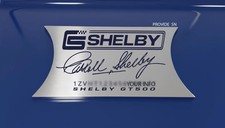 Engraved Dash Plaque Custom Fit for 05-09 Mustang Shelby GT500 Interior picture