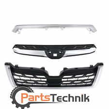 3PCS For 2014-2018 Subaru Forester Front Bumper Honeycomb Grille Grill Assembly picture