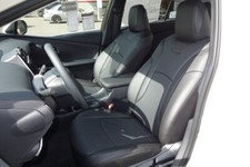 Clazzio Genuine Leather Black Tailored Seat Covers for 2016-2022 Toyota Prius picture