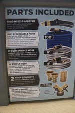 100' WATER HOSE, ALL BRASS ACCESSORIES 12PC KIT NICE SET $200+ MSRP HOME BOAT RV picture