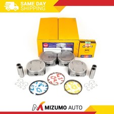 NPR Pistons w/ Rings fit 99-05 Subaru Forester Impreza Saab 2.5L SOHC EJ251 picture
