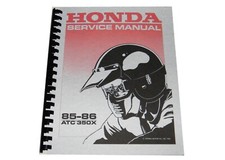 Honda Service Manual 85-86 ATC 350X picture
