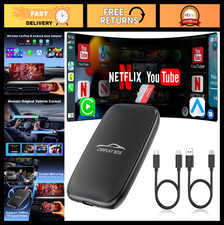 5-in-1 Wireless CarPlay & Android Auto Adapter, Plug & Play, Netflix & YouTube S picture