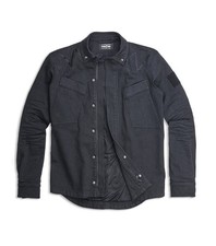 Pando Moto Capo COR 1 Motorcycle Jacket Armored Spine Size M Black Stylish picture