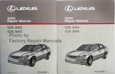2005 Lexus GS430 GS300 Factory Service Manual Original GS Shop Repair Set 01-04 picture