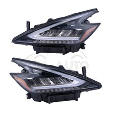 Pair Headlight All LED Headlamps Left & Right For Nissan Murano 2019-2021 picture