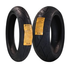 Continental ContiSportAttack 120/70ZR17 Front & 190/50ZR17 Rear Motorcycle Tires picture