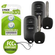 2 Replacement For 2003 2004 2005 2006 2007 2008 Toyota Corolla Matrix Key + Fob picture