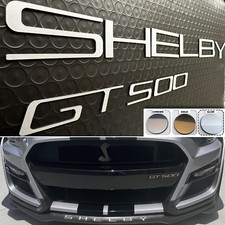 SHELBY + GT500 SPOILER SPLITTER BUMPER ALUM PLASTIC LETTERS INSERTS 2020-2025 picture