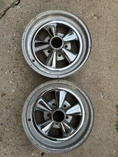 Vintage Original Cragar SS Front 15x4 Skinnies 4.75 GM Firestone Drag Wheels Rim picture