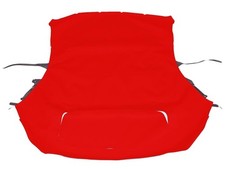 Fits 2002-2012 Porsche 911/997 Cabriolet Soft Top Canvas Red Top Only picture