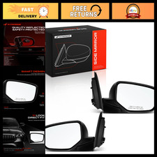 Power Door Mirrors Pair (2) for Driver & Passenger Side - Electric Adjustment, O picture