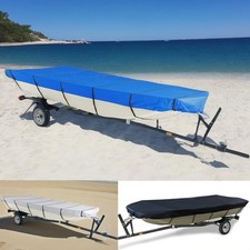 12FT 14FT 16FT 18FT For Jon Boat Cover Trailerable Towable 600D Heavy Duty NEW picture