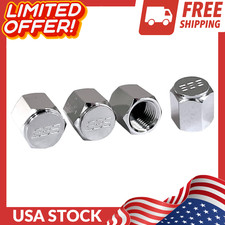 BBS Air Valve Caps Japanese Genuine Repair Parts Set of 4 Silver P5615011 JDM JP picture