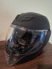 ICON Airflite Full Face Motorcycle Helmet Matte Black Size XL 62cm w/ Bag picture