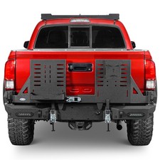 Textured Steel Rear Bumper w/Swing Out Tire Carrier For 2016-2023 Toyota Tacoma picture