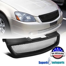 Fit 2005-2006 05-06 Altima Mesh Honeycomb Style Bumper Grille Matte Black picture