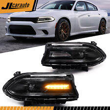 2P Headlights For 2015-2023 Dodge Charger HID/Xenon w/LED DRL HeadLamps Assembly picture