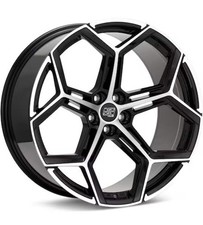 MSW TYPE 53 MACHINED W/ GLOSS BLACK ACCENT WHEEL 21X10.5 5X112 ET19 picture
