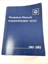 Bentley Workshop Manual Volkswagen 1200 1961-1965 Beetle, Bus picture