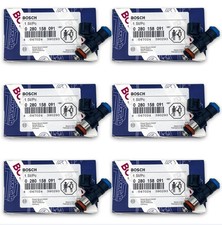 6x Bosch Fuel Injectors OEM 0280158091 for Mazda CX-9 Lincoln MKZ Ford Edge 3.5L picture