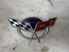2004 CORVETTE C5 Z06 OEM COMMEMORATIVE EDITION FRONT BUMPER EMBLEM USED picture