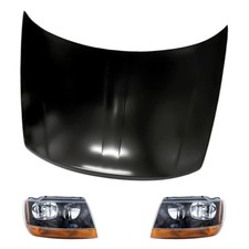 For Jeep Grand Cherokee 99-04 3-Piece Kit (Driver and Passenger Side Headlights, picture
