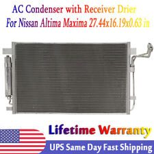 AC Condenser with Receiver Drier for Nissan Altima Maxima 27.44x16.19x0.63 in. picture