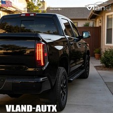 VLAND Smoke LED Tail Lights For Toyota Tundra 2014-2021 W/Sequential & Animation picture