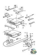 1985-1988 Porsche 944 Turbo KLR Control Unit 95161811302 picture