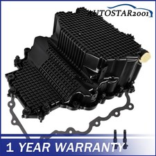 1 Pcs Black Engine Oil Pan HL3Z6675A Fits For 2017-2019 Ford F-150 V6 3.5L New picture