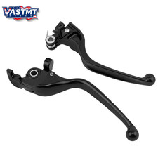 Pair Gloss Black Brake Clutch Levers For Harley Street Glide FLHX 2024-2026 picture