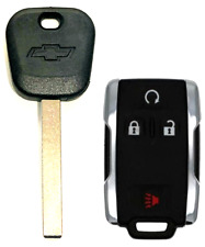 Chevrolet 2014-2019 B119 Transponder key + Remote Fob M3N-32337100 USA Seller A+ picture