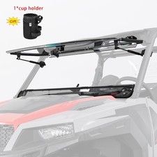 KEMIMOTO 3-IN-1 Front Flip Windshield for Polaris General 1000/ XP 1000/ 4 1000 picture