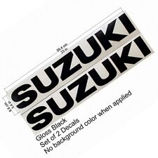 Suzuki GLOSS BLACK decals 750 stickers 600 gsxr 1000 sv 650 250 gsx f 8r moto gp picture