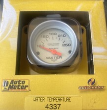 AUTO METER 4337 ULTRA-LITE ELECTRIC WATER TEMPERATURE GAUGE 2-1/16