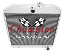 SR Champion 3 Row All Aluminum Radiator for 1955 - 1957 Chevrolet Cars V8 Engine picture