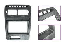 ZSPEC LHD Hydro-Dipped Double-Din Radio Bezel w/Brackets, Nissan Z32 300zx CF picture